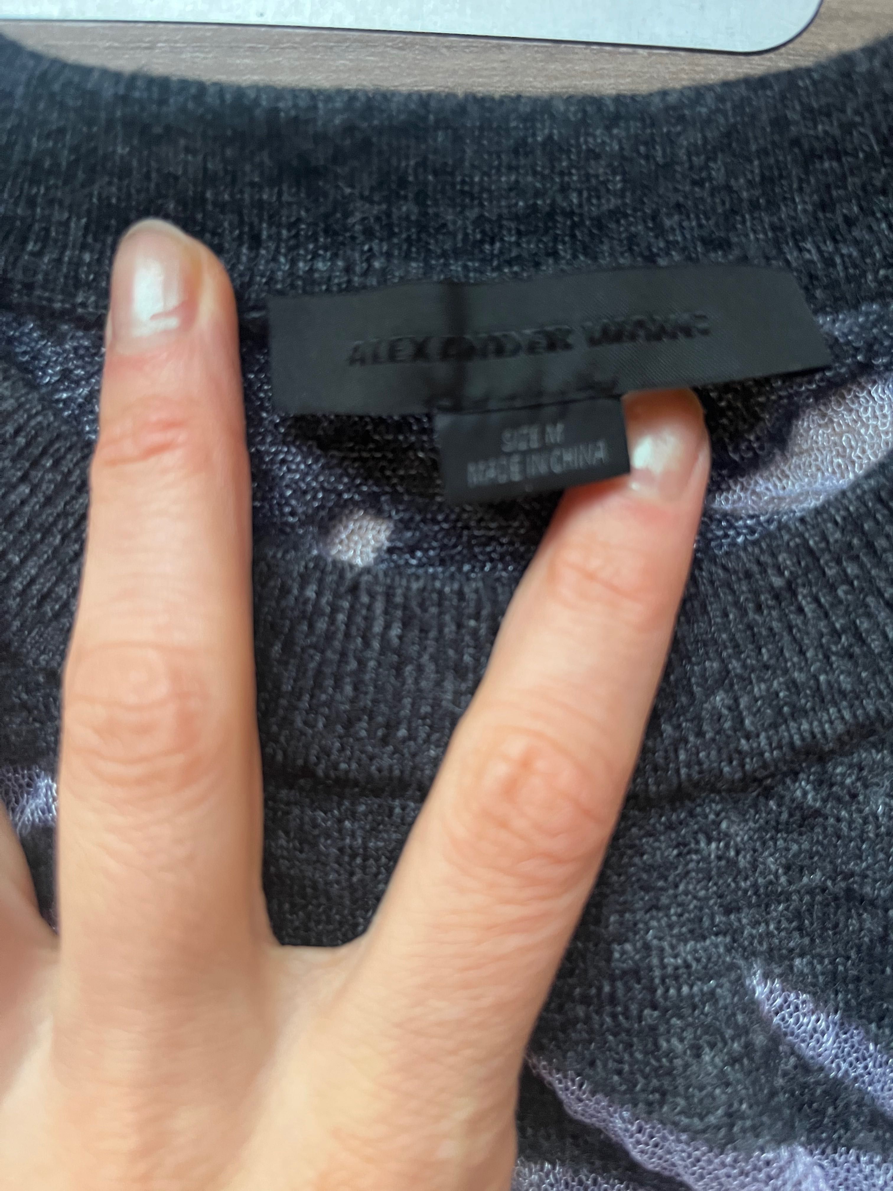 Alexander Wang M размер, фина вълна дамска блуза