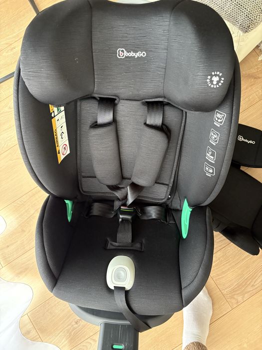 Scaun auto BabyGo Prime 360 rotativ , Isofix , 0-4 ani