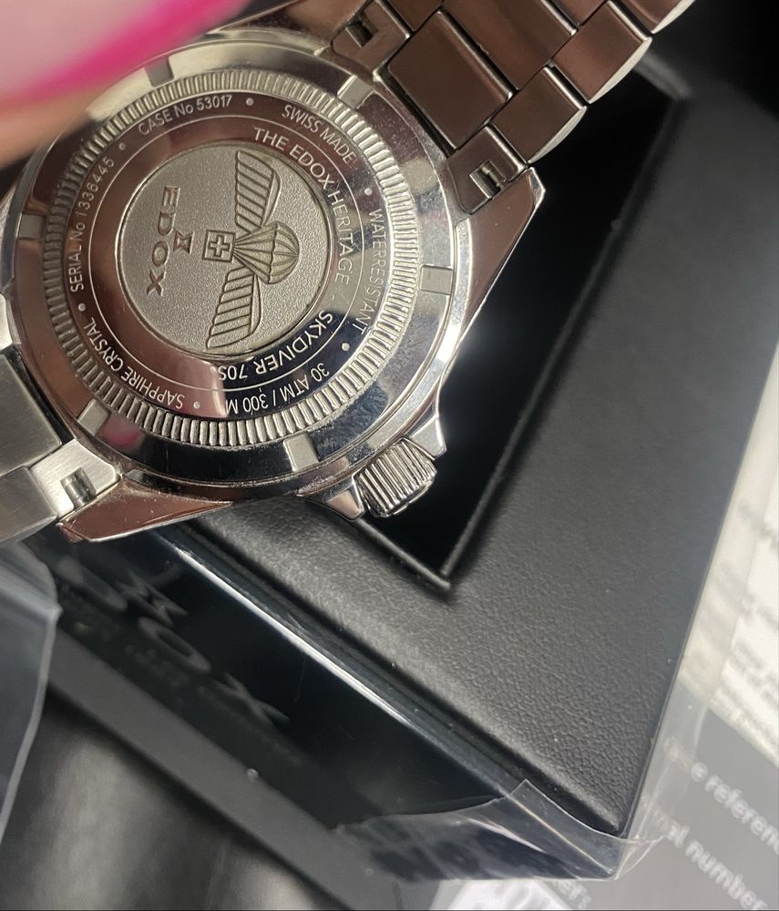 Мъжки часовник Edox sky diver 70 s