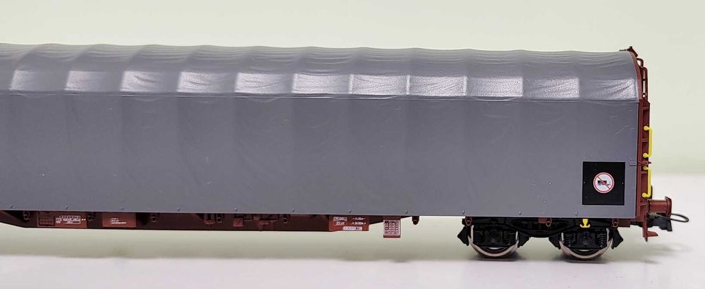 Vagon cu prelată glisantă SBB, Rilns, H0 Roco 47606, DC, Epoca V, Nou,