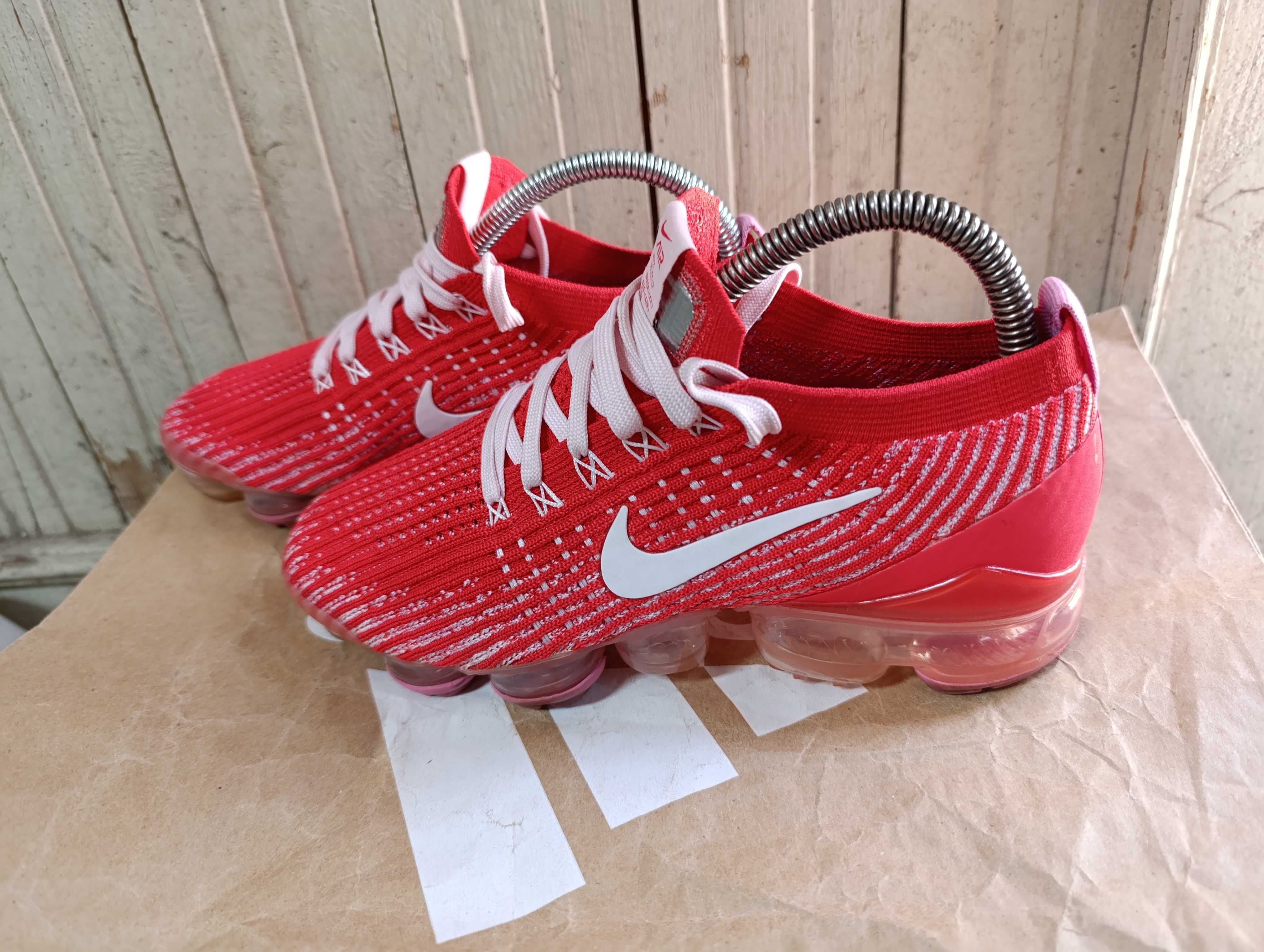 Nike Air VaporMax Flyknit 3 Track Red Magic''оригинални маратонки 38.5
