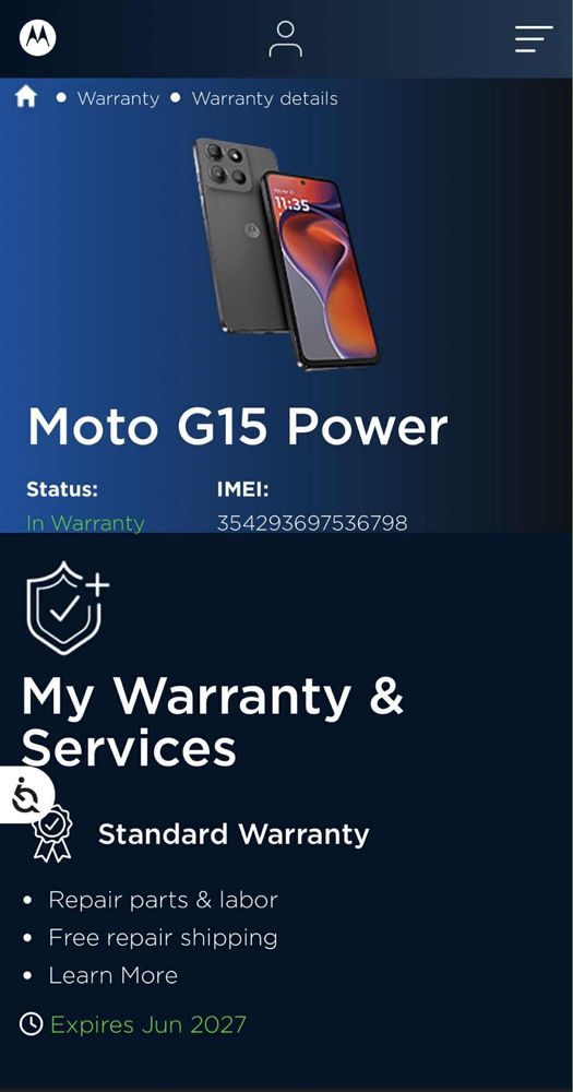 Motorola g15 512/8 orange с гаранция до 2027г