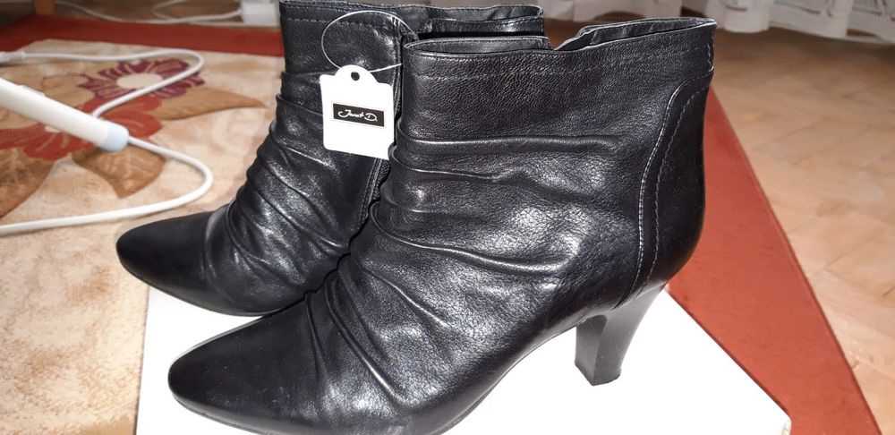 Cizme piele negre marimea 40