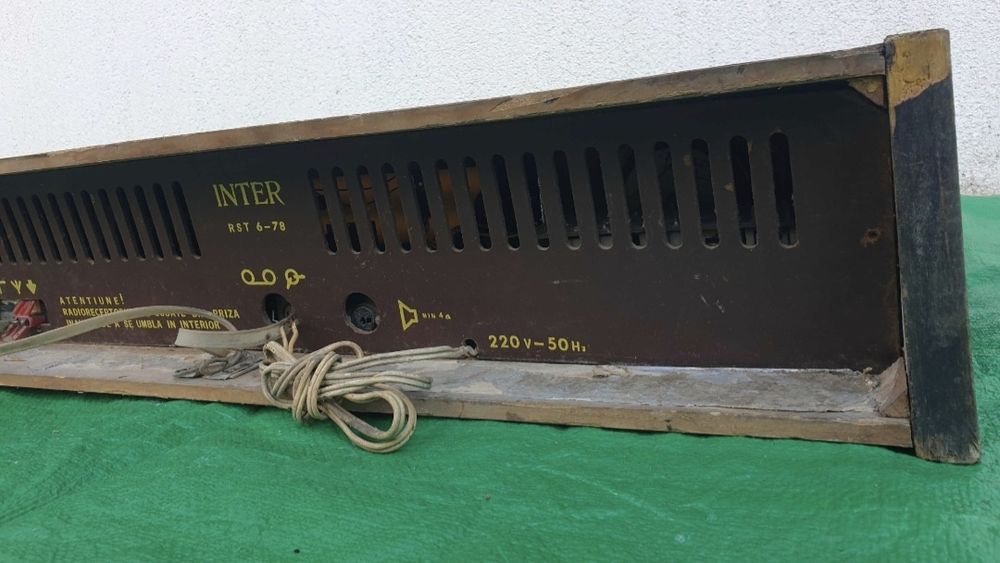 Radio INTER model RST 6-78,made in Romania ,fabricat in Comunism

- El