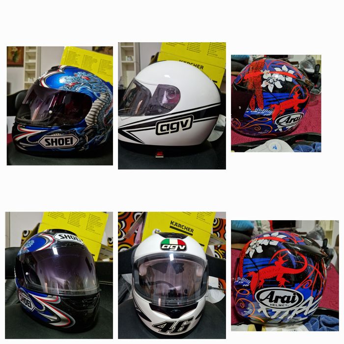casca moto shoei arai agv shark