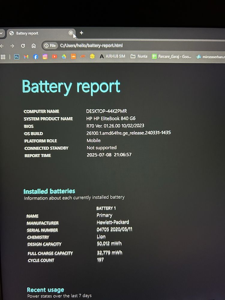 HP EliteBook 840 G6 – i7, 16GB RAM, SSD 512GB