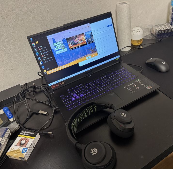 Laptop Gaming ASUS TUF Gaming A17 +PERIFERICE