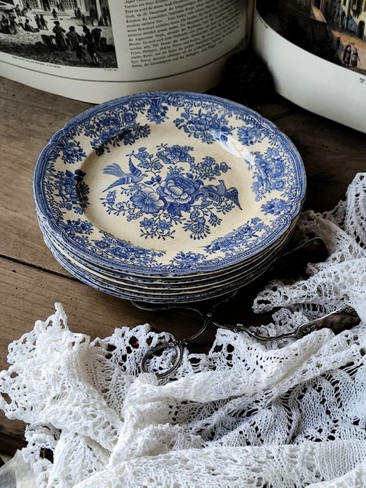 Антикварни чинии  Gustavsberg „Fasan“,