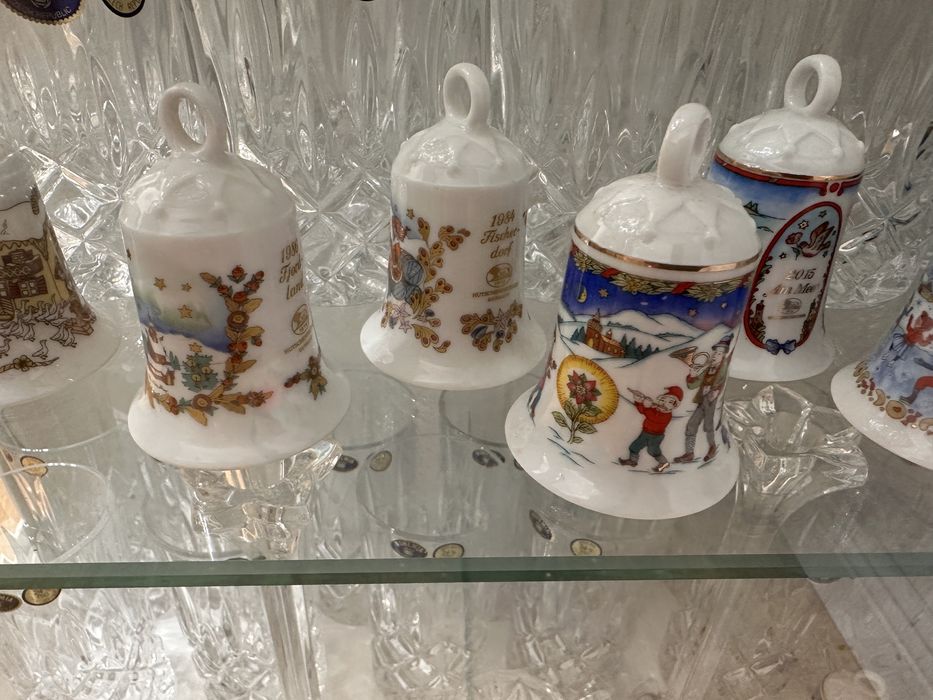 Clopotei portelan craciun