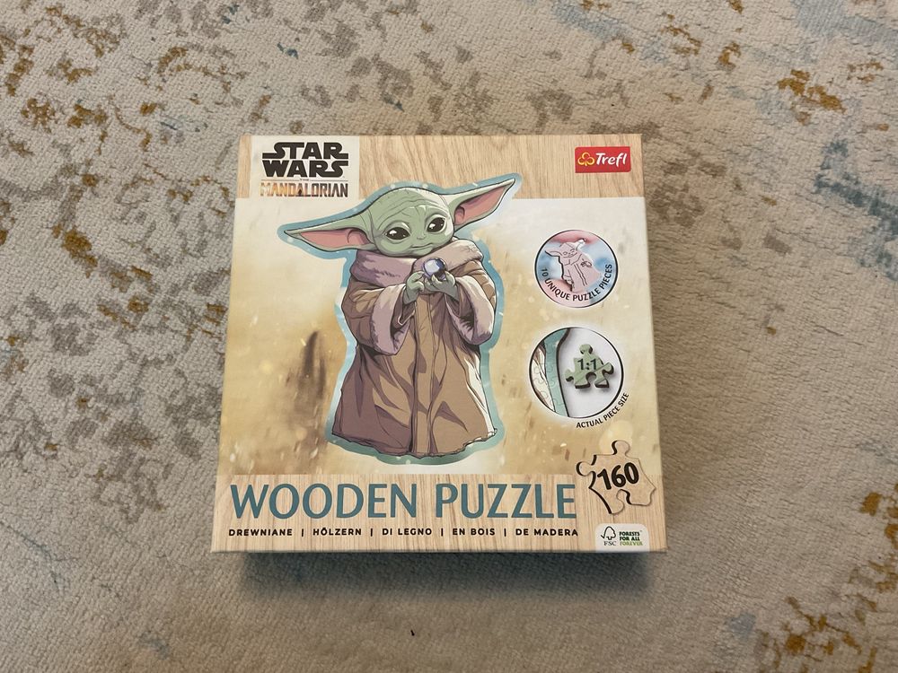 Star Wars “The Mandalorian” - puzzle de lemn “Baby Yoda”