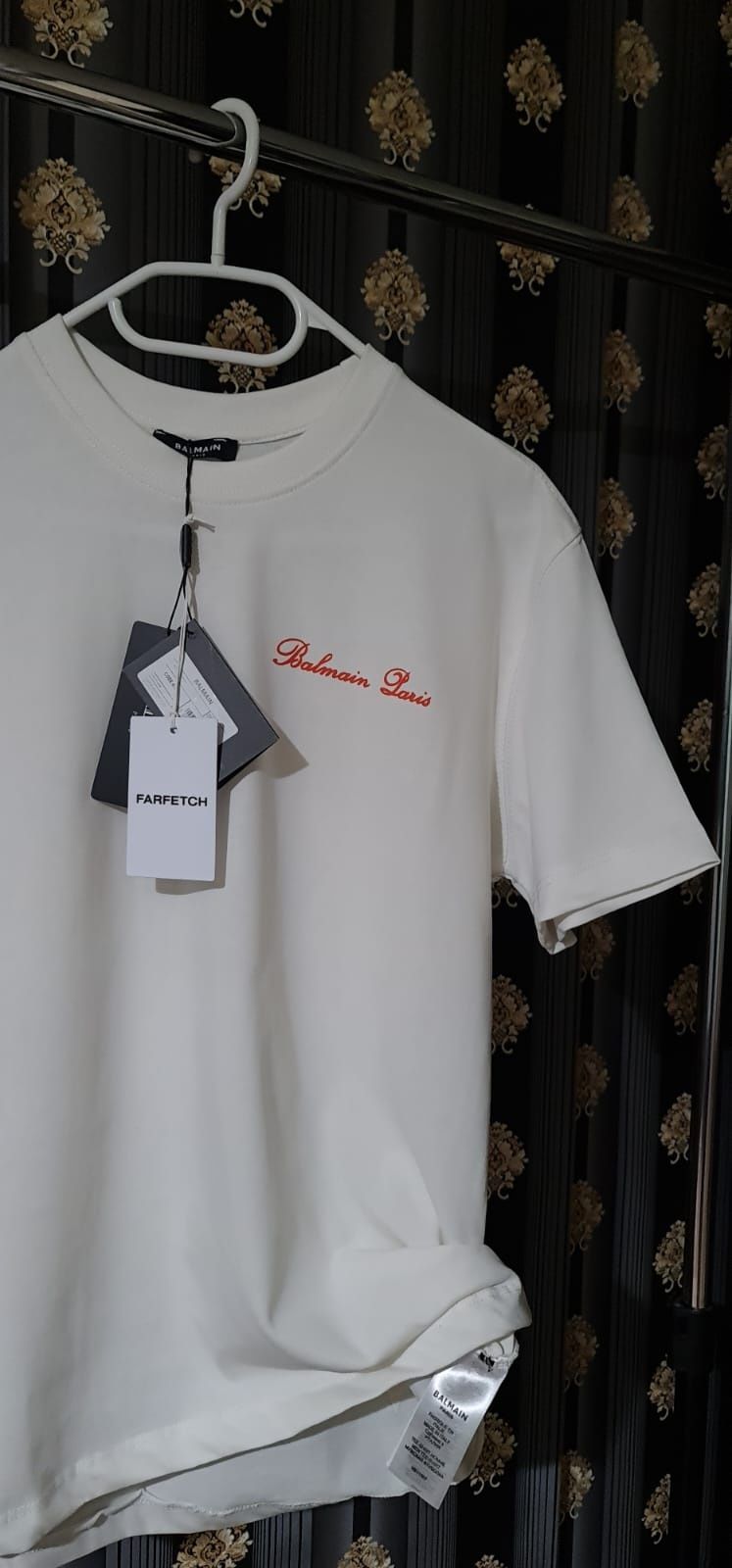 Tricou Off white / BALMAIN Premium