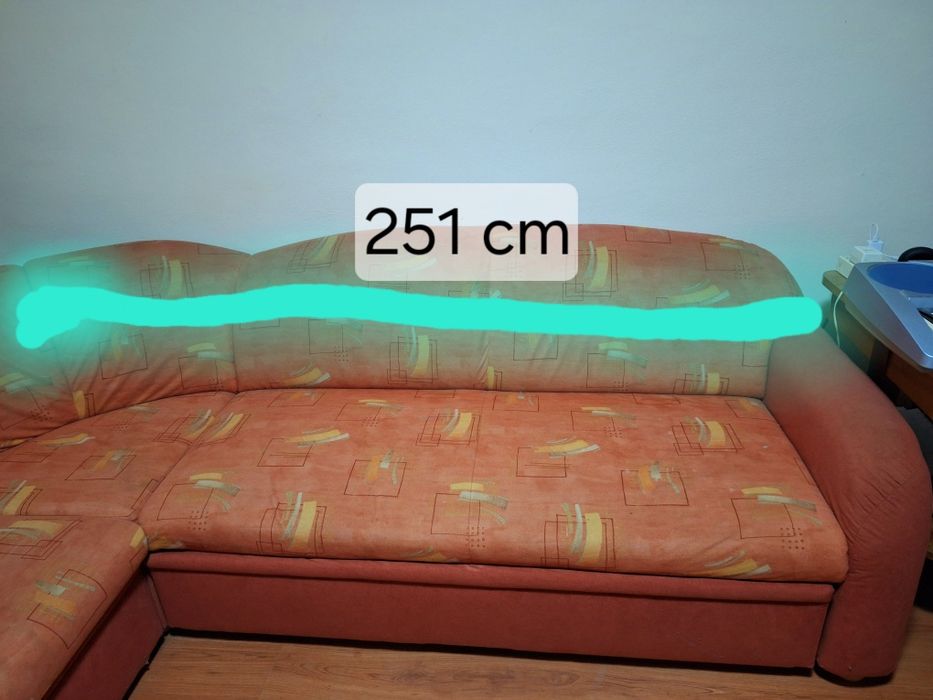 Vând colțar cu canapea