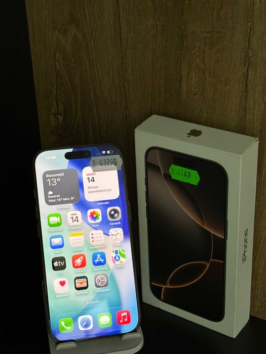 Iphone 16 Pro 256GB BAT 92% Garantie 24 Luni CashBox