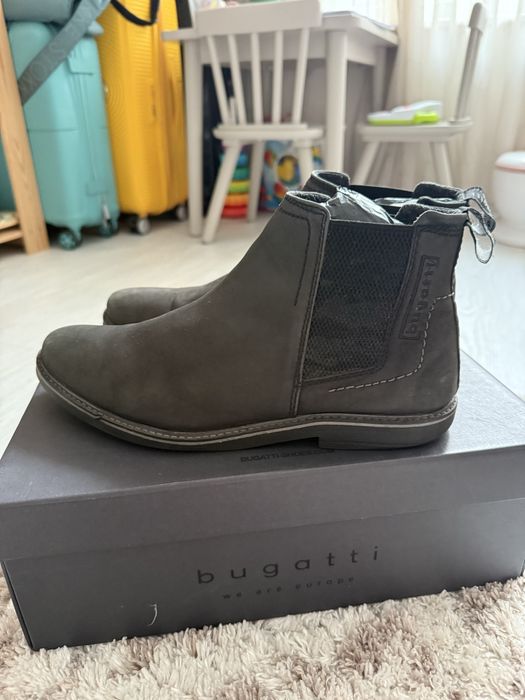 Мъжки боти Bugatti, 43 р-р, естествена кожа
