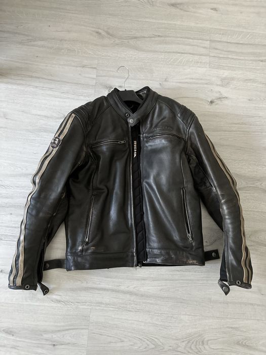 Geaca moto piele Richa Retro Racing 3 marima 48 eu