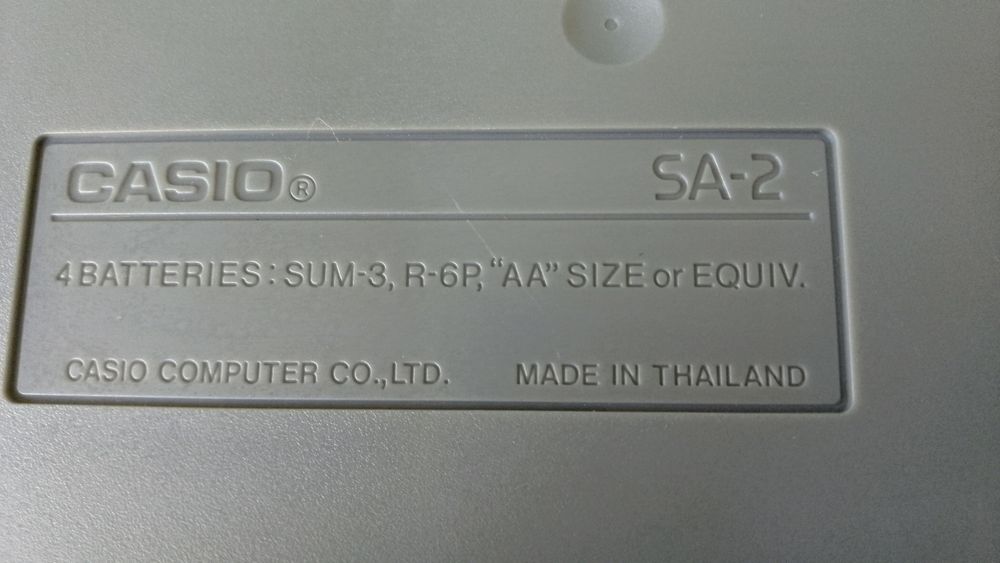 Orgă mini CASIO portabilă - Colecție Vintage