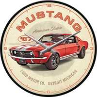 Vand Ceas de perete Ford Mustang GT 1967 Red