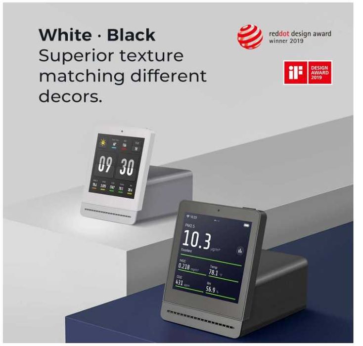 Termometru Monitor calitate aer Qingping Air Quality Monitor Gen 1