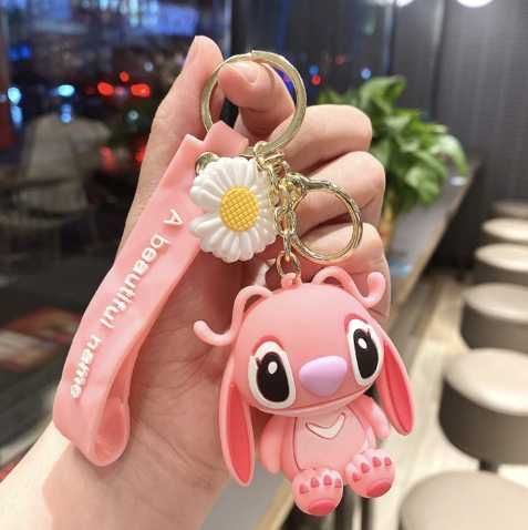 2в1 Плюшена играчка Ключодържател Стич Stitch, 15см