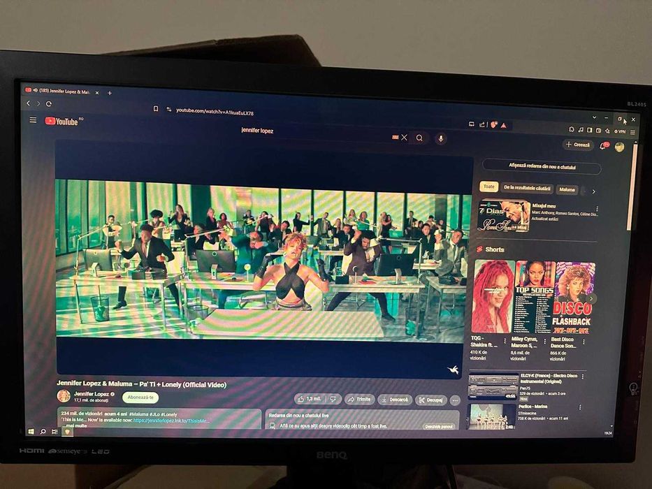Monitor LED Benq Dell Samsung  LCD 24 sau 22 Inch DVI HDMI FULLHD