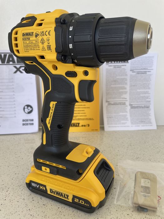 DeWALT Filetanta DCD 708 XR. Combo Cu Baterie de 2Ah, Original Nou.