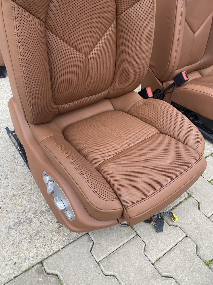 Спортен кожен салон “recaro”за порше кайен/porsche cayenne/2011-2018г/