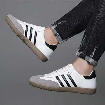 кроссовки ADIDAS Samba - натуральная кожа - новое - качество -42-44