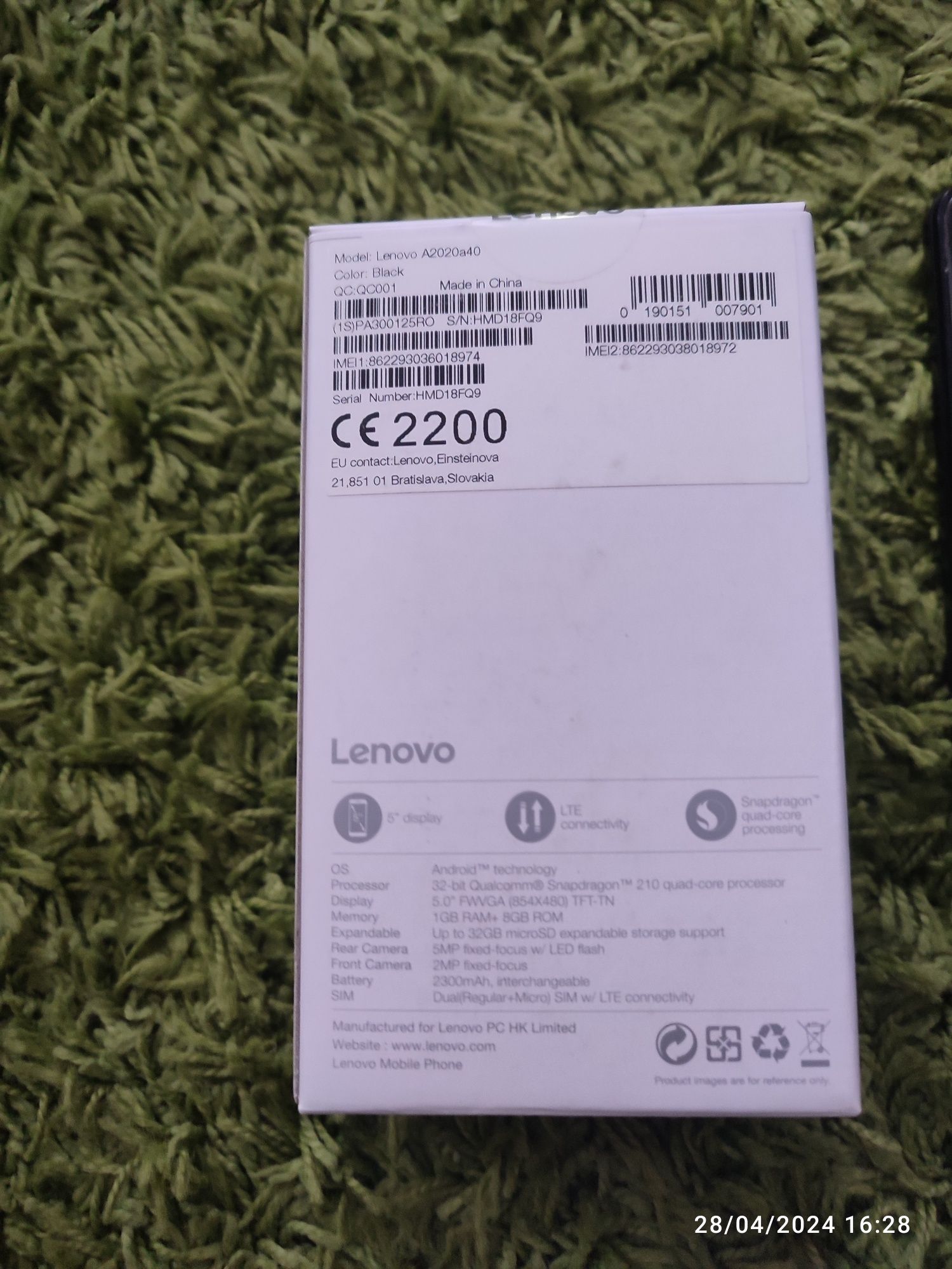 Lenovo vibe a 2020