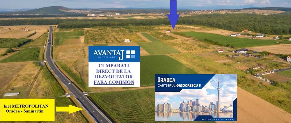 Teren 500 mp în cartierul GRIGORESCU 3 Oradea