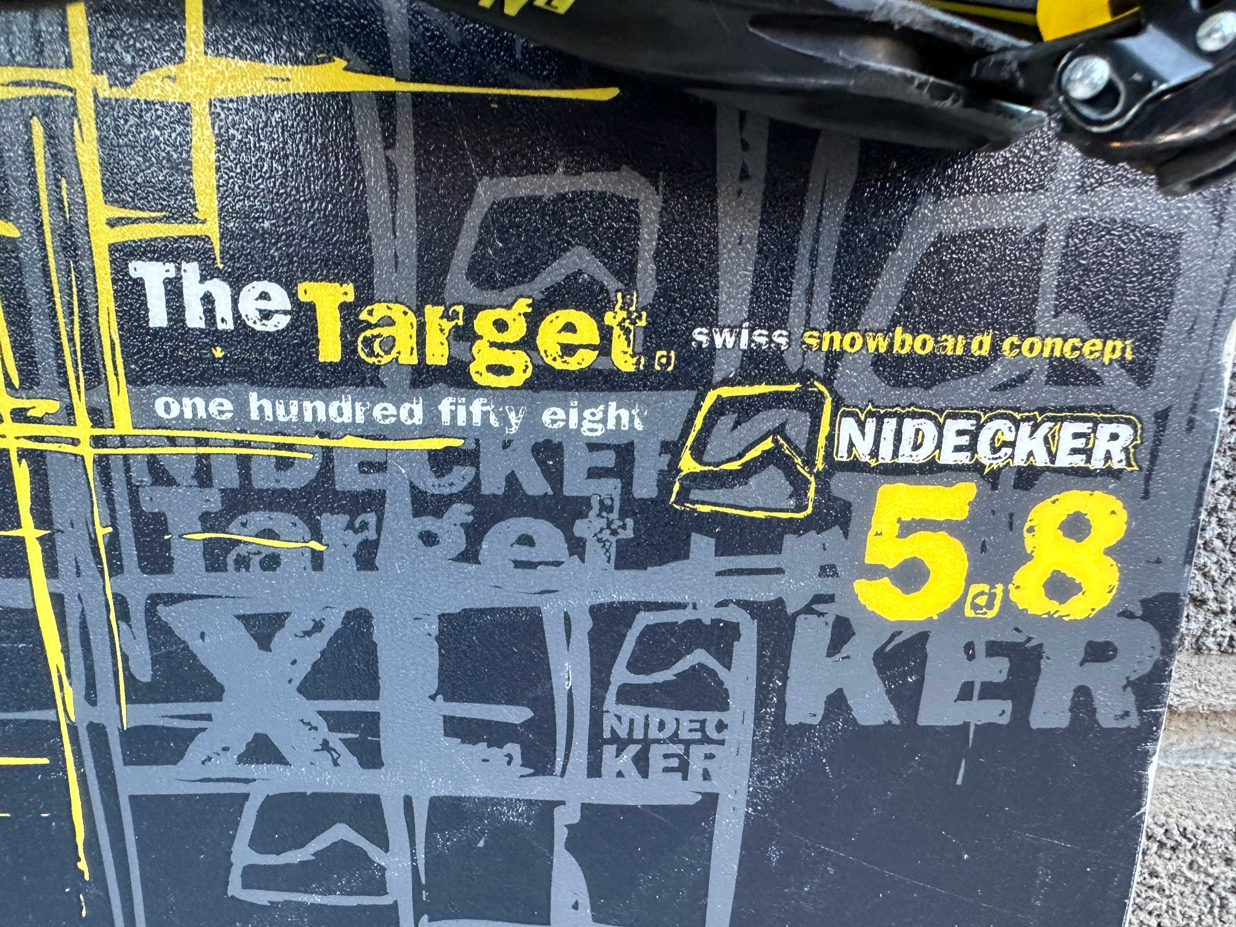 placa snowboard nidecker the target L158cm