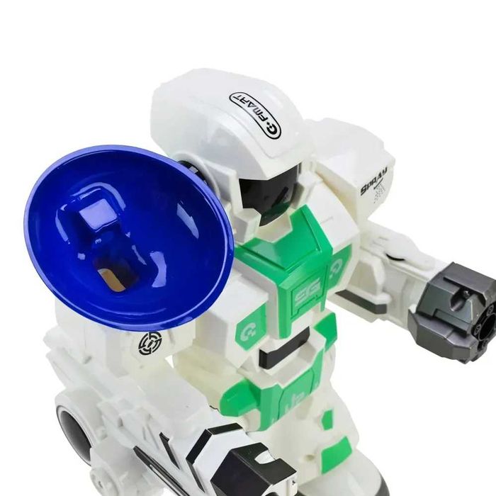 Робот с дистанционно - ходи, стреля, произвежда пара, светлина и звук
