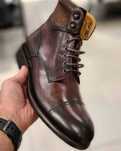 Ghete lace up 41.5 42 cap toe premium GUESS NOI piele naturala moale