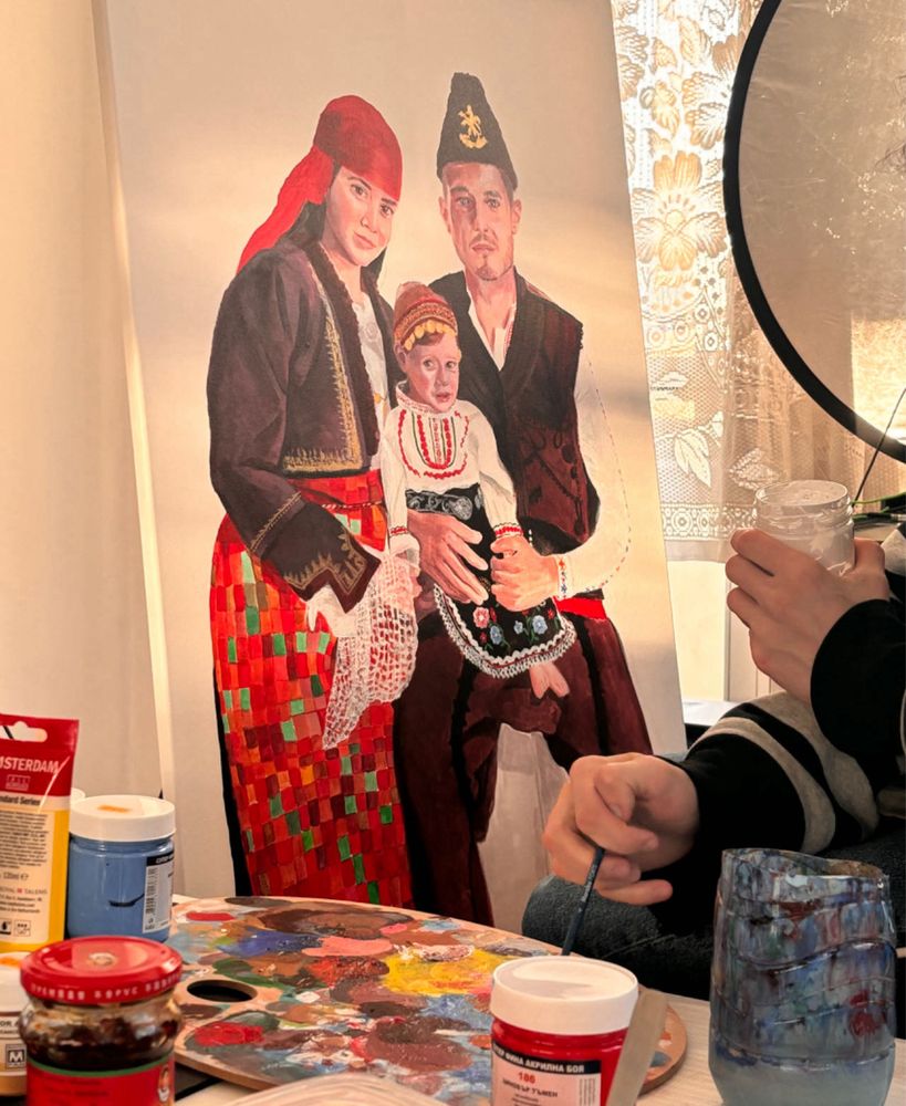 Рисуване по поръчка Маслени картини върху платно