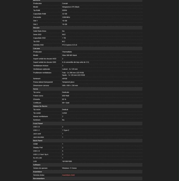 PC Gaming Intel i7-13700F 2.1Ghz 32gb DDR4, RTX 4070Ti 12 Gb GDDR6X
