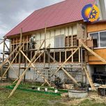 Утепление крыш ангаров мансард пенополиуретаном ППУ на проф оборуд дом