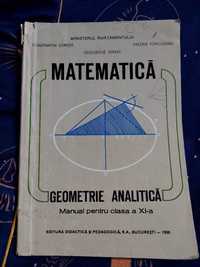 Matematica geometrie cls XI