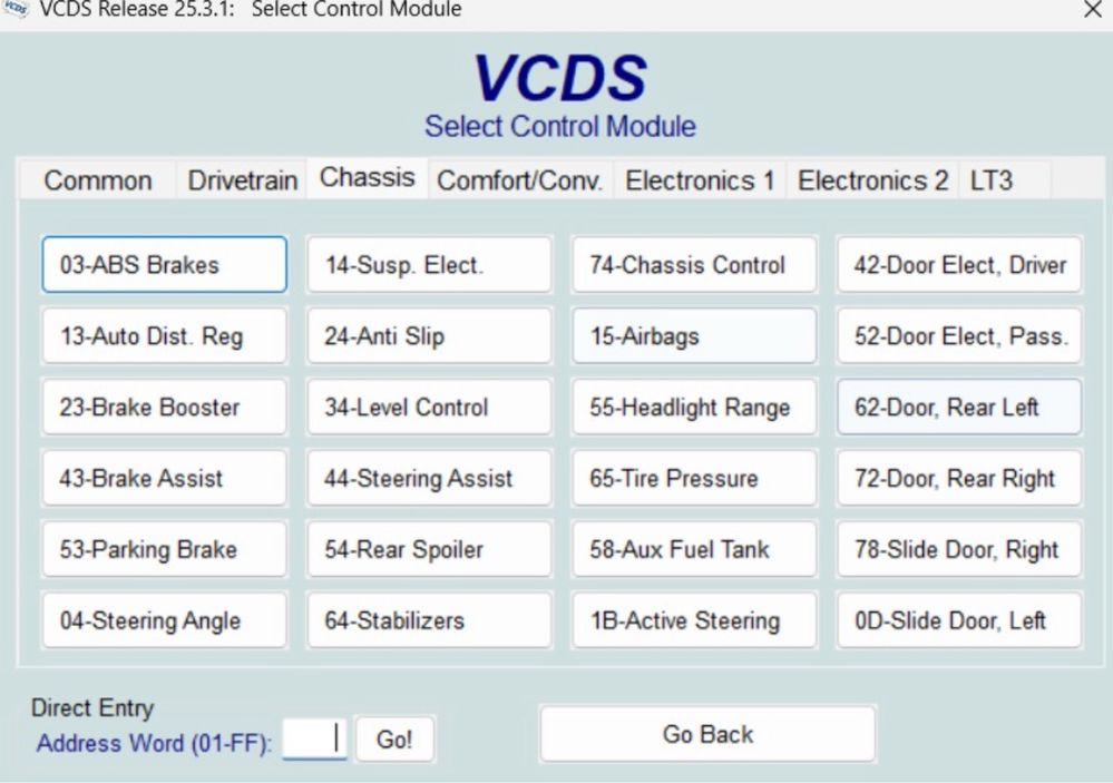 Tester/Diagnoza VAG-COM/VCDS 25.3.1 in Romana sau Engleza din Mai 2025