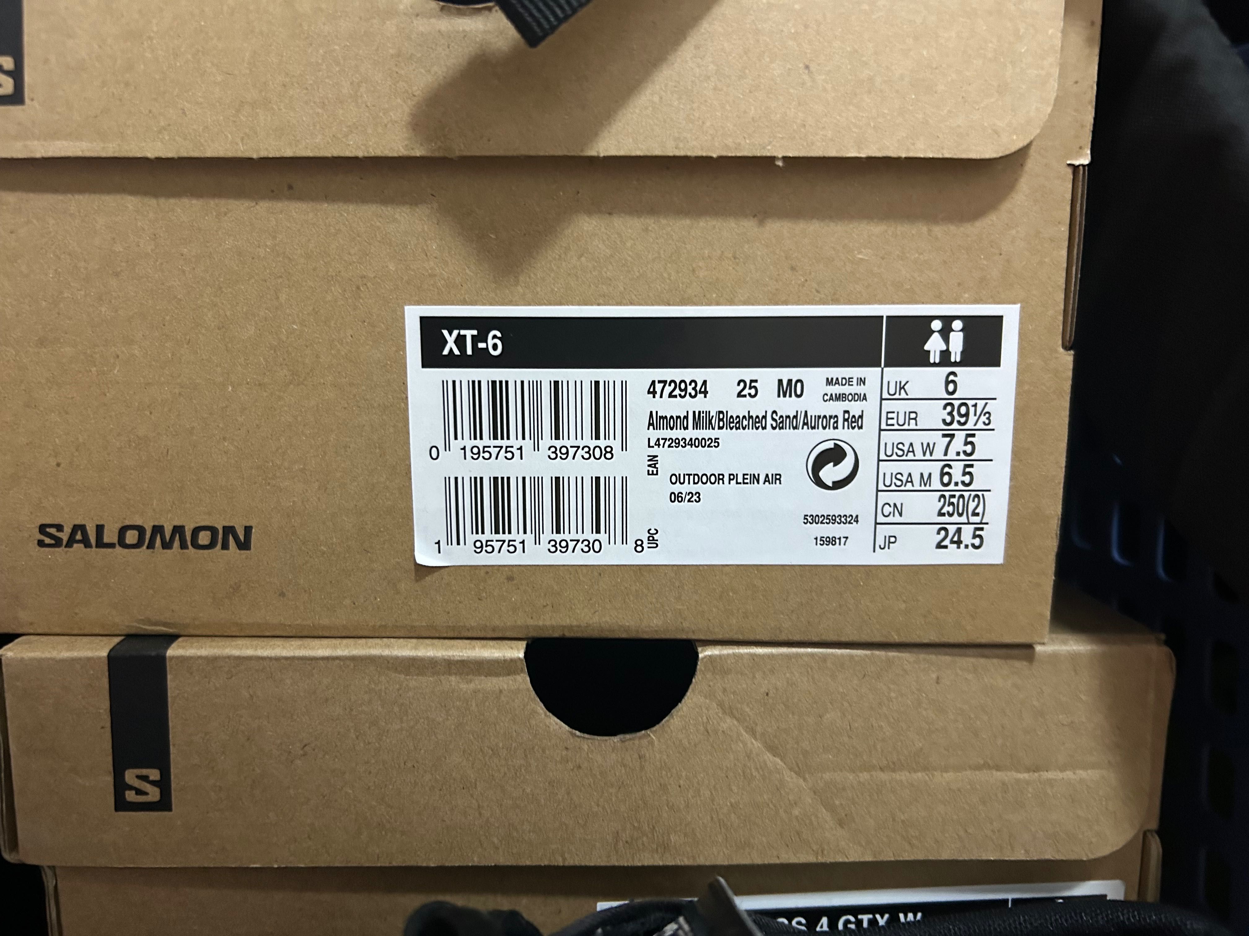 Salomon xt6 lab в цвят almond milk