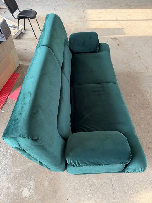 Велюровый диван с механизмом "Книжка"