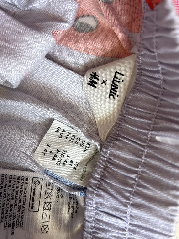 Lacoste оригинална розова блуза и пола Liunic for H&M пола