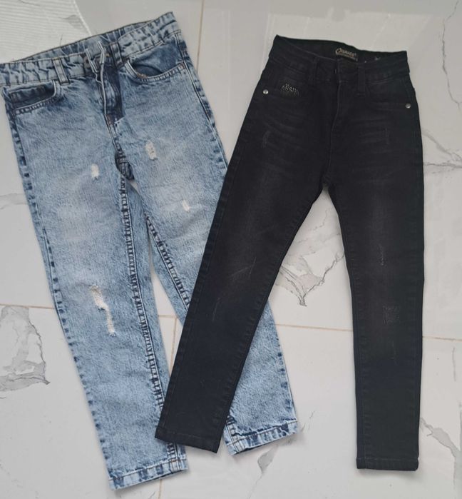 Два броя детски дънки