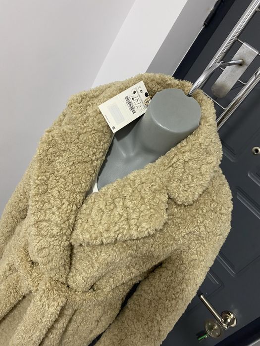 Pardesiu Zara imitatie lana miel