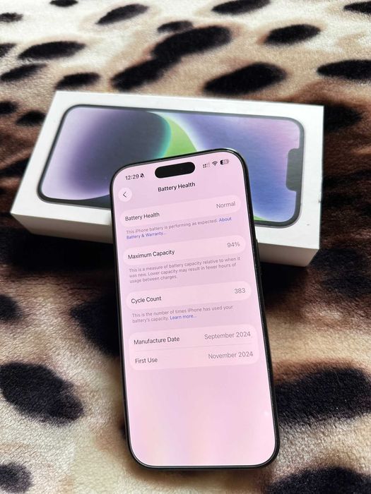 iPhone 16 Pro Black – 128GB * 24 м ГАРАНЦИЯ * Неразличим от НОВ