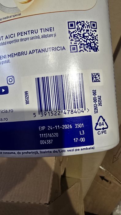 Aptamil confort 800g