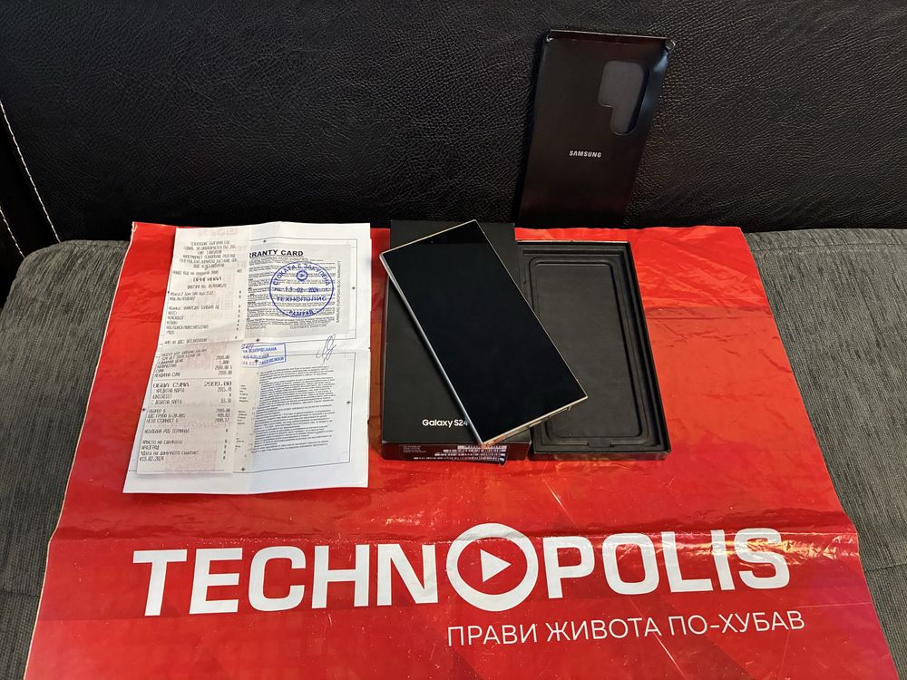 ***512GB Samsung S24 Ultra 12GB Гаранция Technopolis до 2026 г.