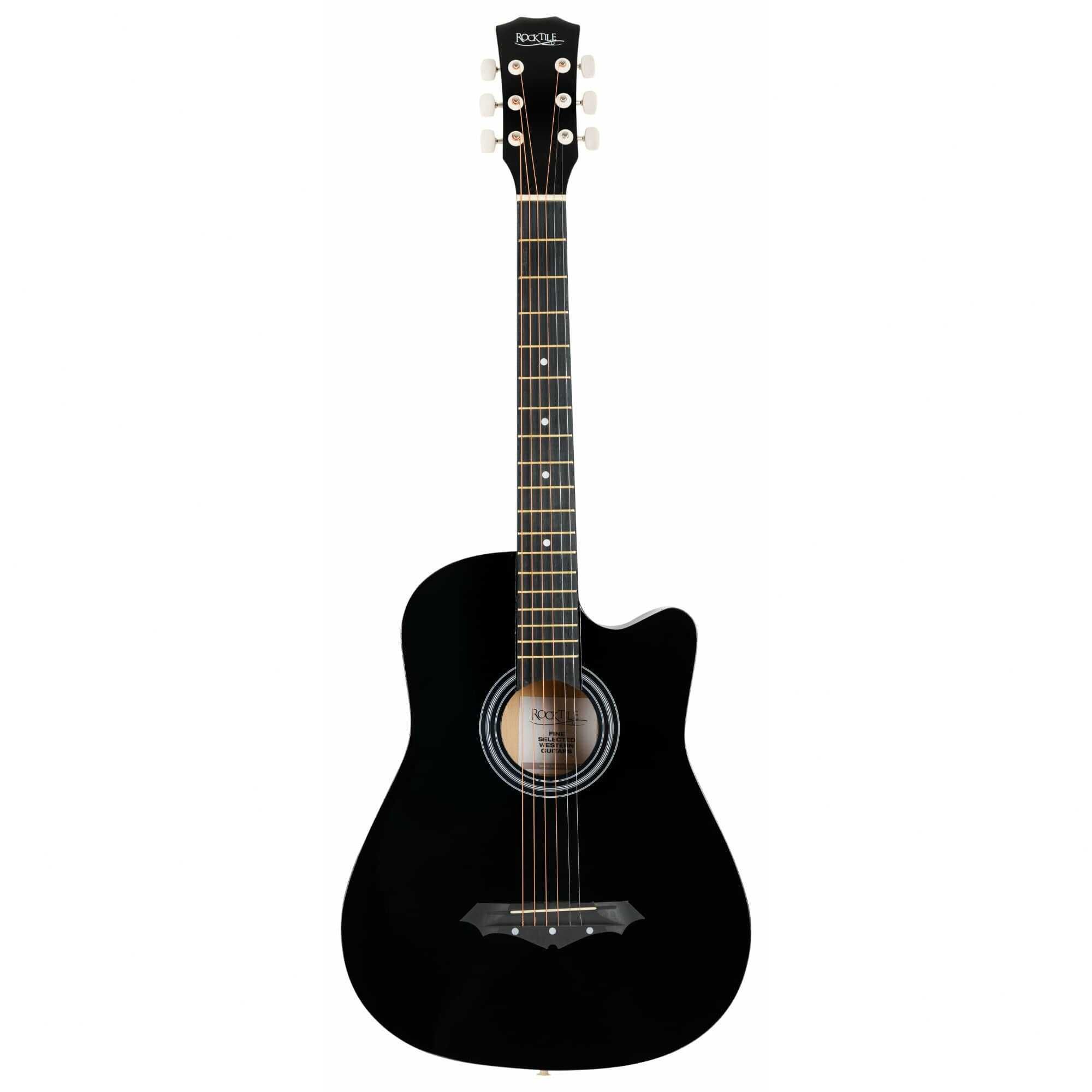 Set chitara acustica Rocktile WSD-5C-BK Slim Line Cutaway Negru
