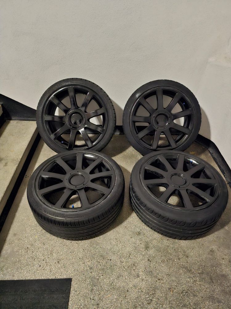 Vand Jante Audi O.E.M R18 5x112.Cauciucuri bune J7.5.VW,Skoda,Seat.