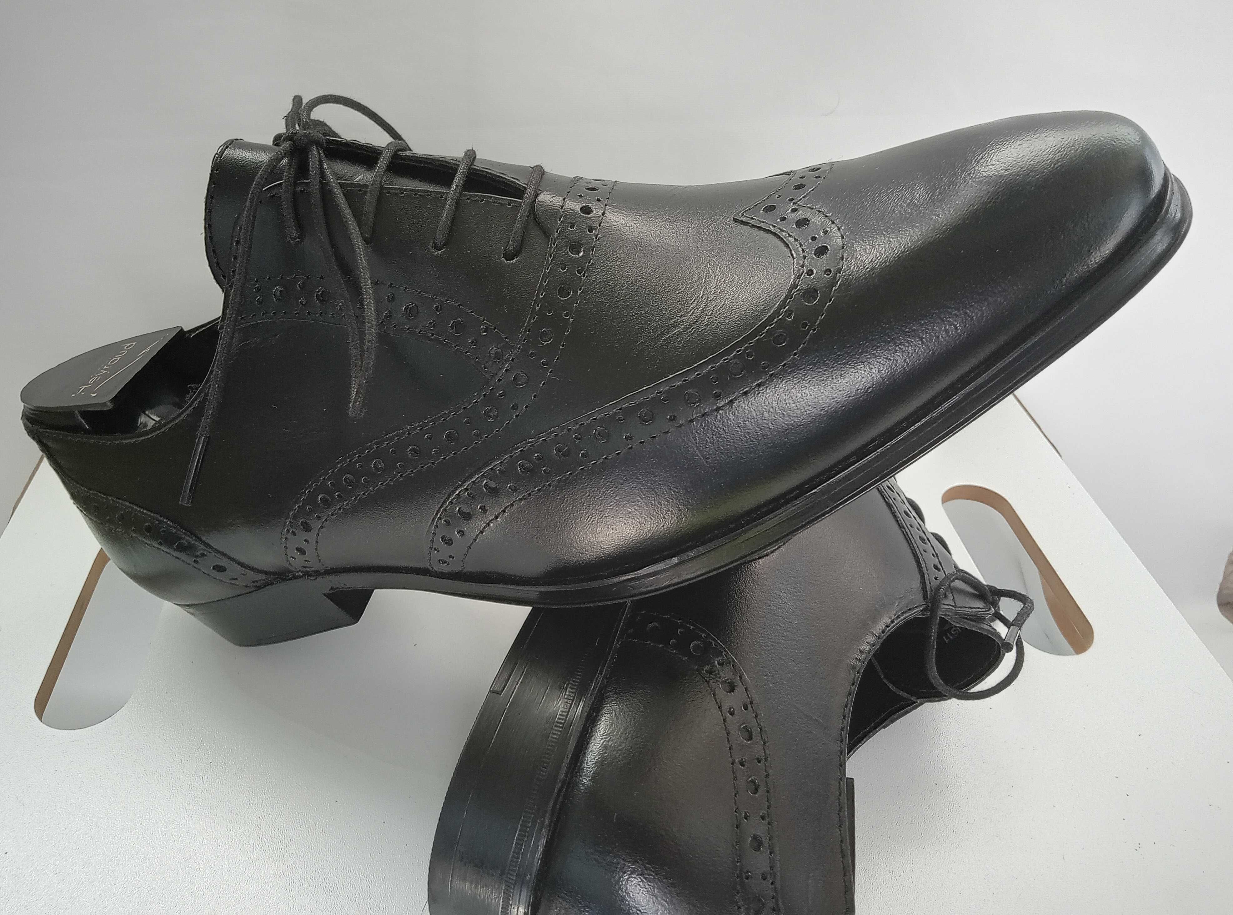 Pantofi oxford wingtip Asos 44 piele naturala