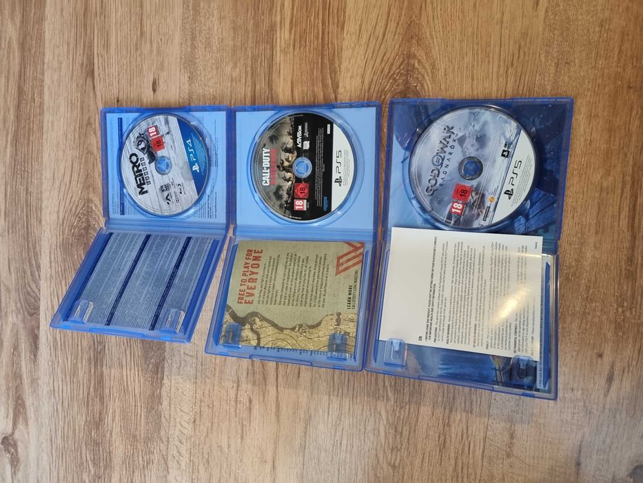 God of War Ragnarok , Cod Vanguard , Metro exodus - PS5