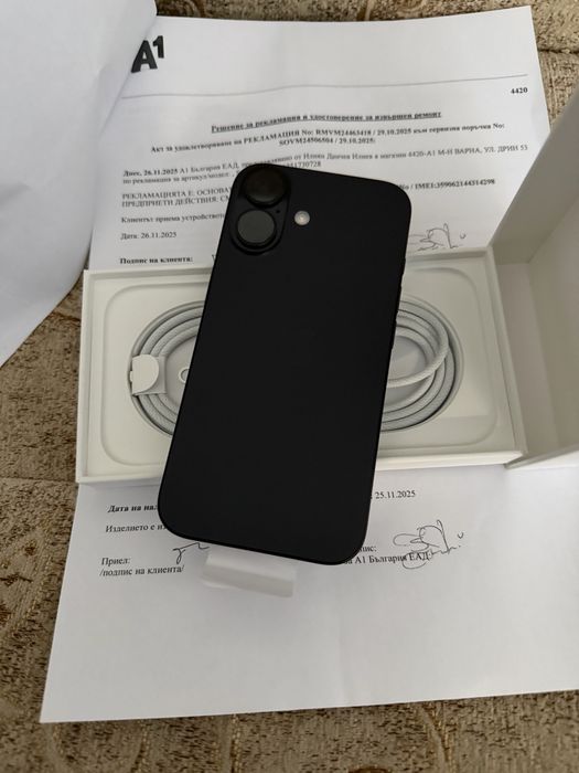iPhone 16-256GB чисто нов не активиран